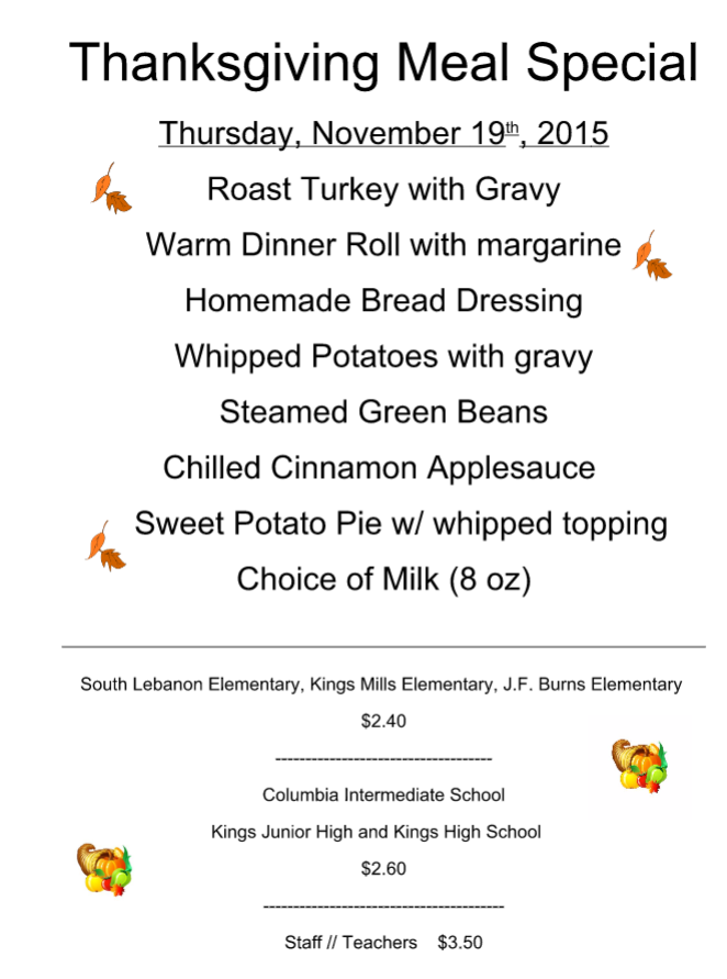 Thanksgiving meal graphic Thanksgiving meal graphic